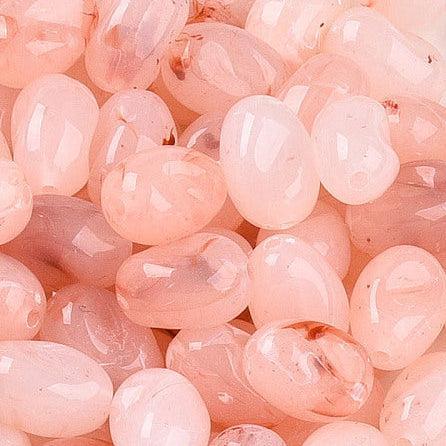 Acrylkralen Ovaal Zalm 14mm - per 8 stuks-Kralen-Kraaltjes van Renate