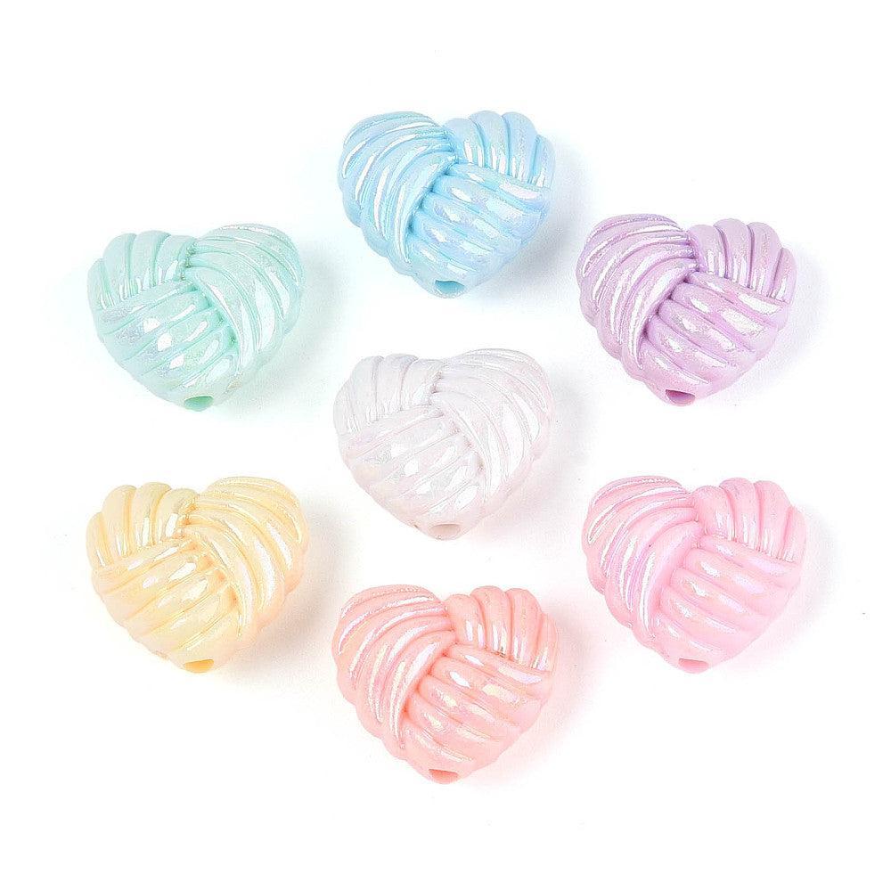 Acrylkralen hart AB gekleurd 20mm - per 4 stuks-Kralen-Kraaltjes van Renate