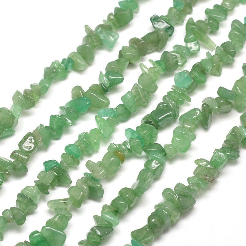 Aventurine chips green 5x8mm- per 20 gram-Kralen-Kraaltjes van Renate