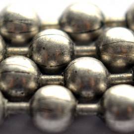 Ballchain antiek zilver 1.0mm-Kraaltjes van Renate