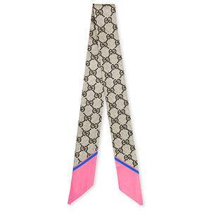 Bandana Sjaal G Patroon Donkerbruin / Roze - per stuk-Gifts-Kraaltjes van Renate