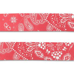 Bandana donker roze 4cm- per 1,5 meter-bedels-Kraaltjes van Renate