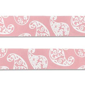 Bandana lichtroze 4cm- per 1,5 meter-bedels-Kraaltjes van Renate