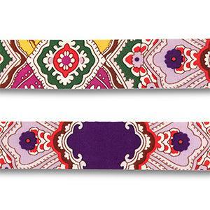 Bandana mandala multicolor 4cm - per 1,5 meter-bedels-Kraaltjes van Renate