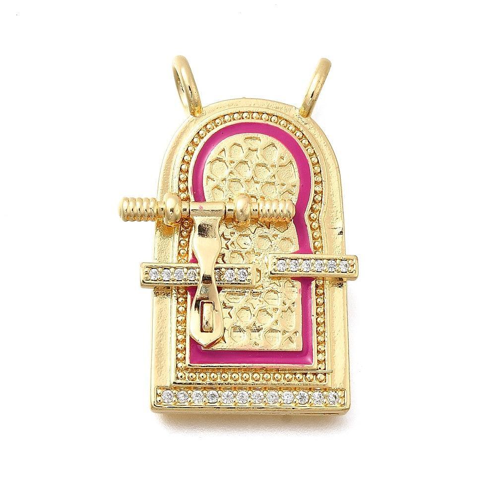 Bedel zirkonia 18k plated Goud 36,5mm-bedels-Kraaltjes van Renate