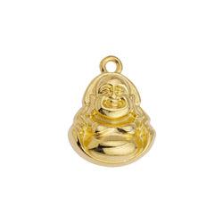 Bedel Buddha Goud 24K DQ 13x18mm-bedels-Kraaltjes van Renate