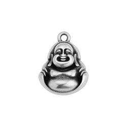 Bedel Buddha Zilver DQ 13x17mm-bedels-Kraaltjes van Renate