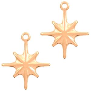 Bedel Galaxy star Rosegoud DQ 23x19mm-Kraaltjes van Renate