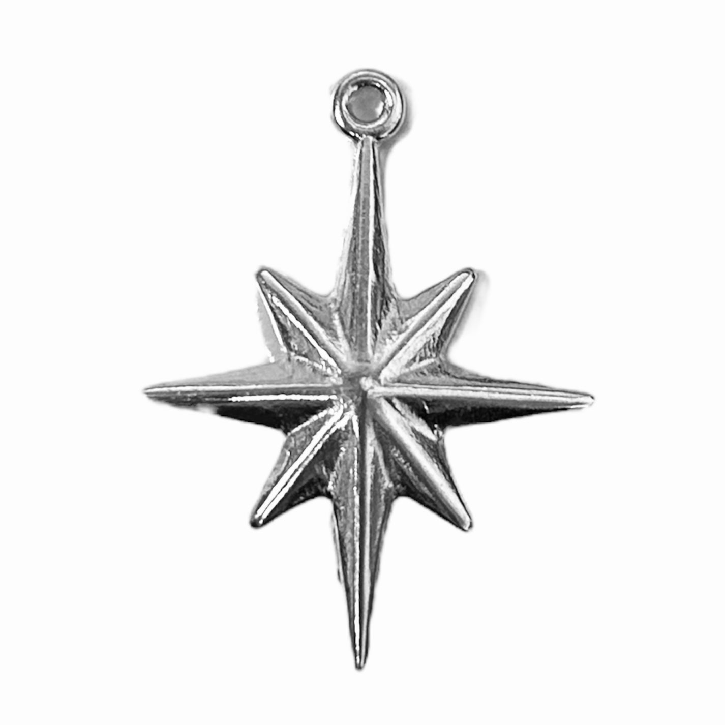 Bedel Galaxy ster XL Zilver DQ 23x27mm-bedels-Kraaltjes van Renate