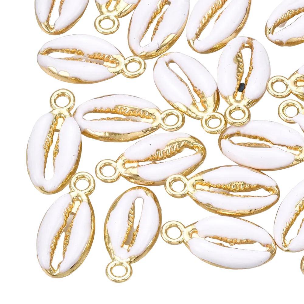 Bedel Kauri Schelp Wit 17mm - per stuk-Bedels-Kraaltjes van Renate