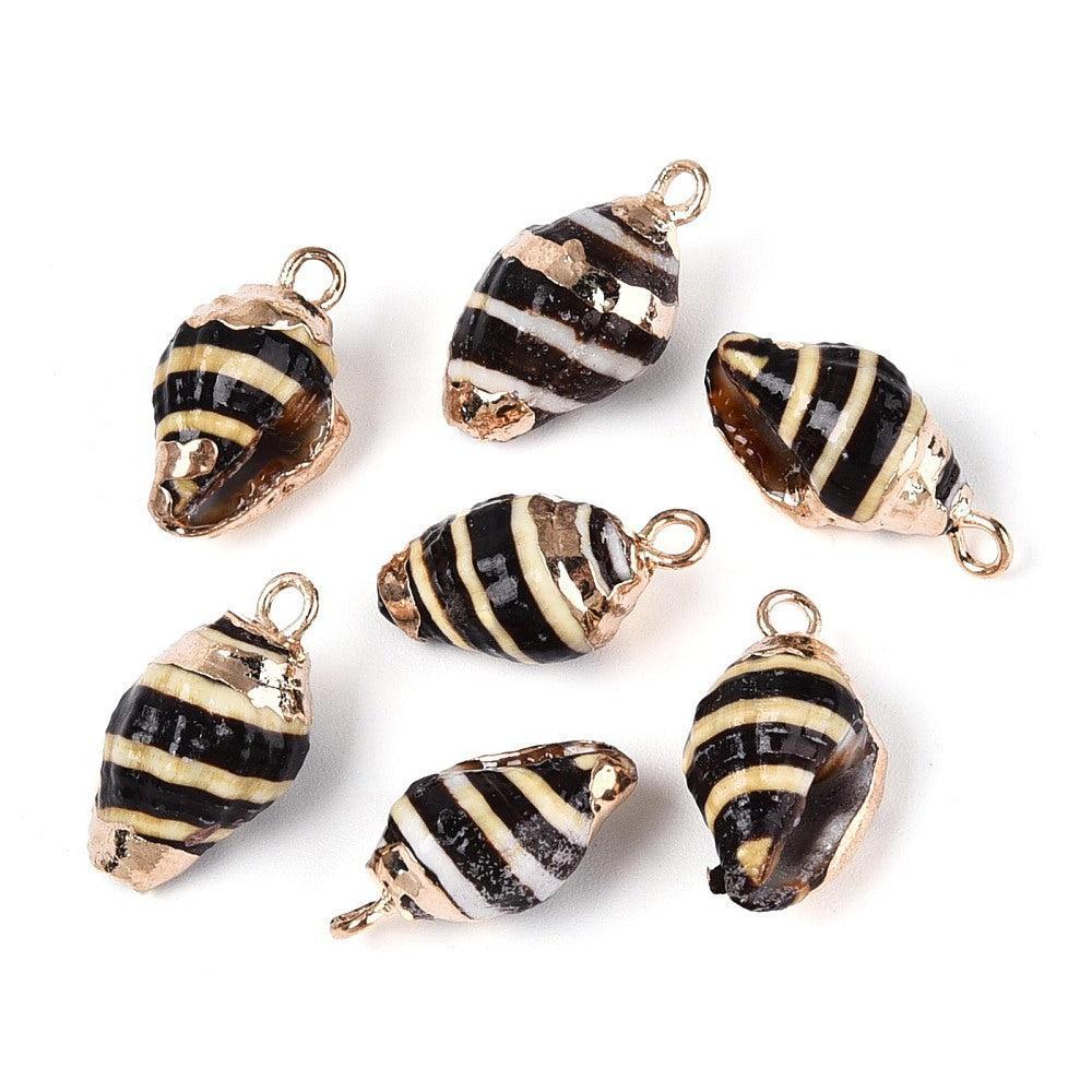 Bedel Kauri Schelp Goud 18mm - per stuk (kopie)-Bedels-Kraaltjes van Renate