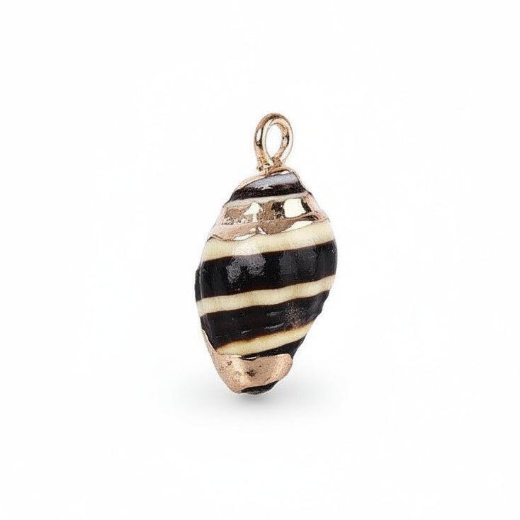 Bedel Kauri Schelp Goud 18mm - per stuk-Bedels-Kraaltjes van Renate