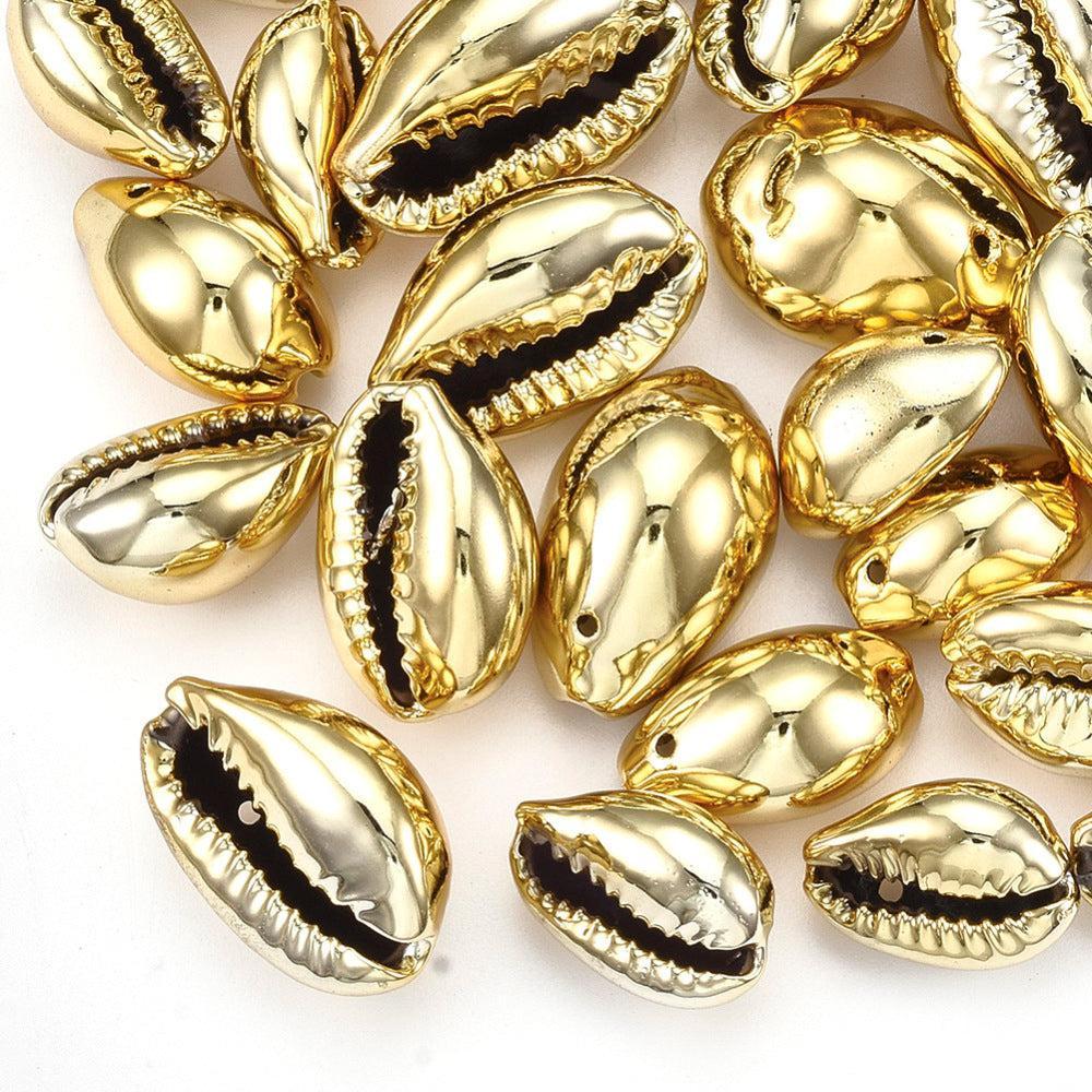 Bedel Kauri Schelp Goud 20mm - per stuk-Bedels-Kraaltjes van Renate