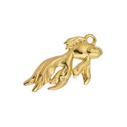 Bedel Koi Fish Goud 24K DQ 13,5x24mm-bedels-Kraaltjes van Renate
