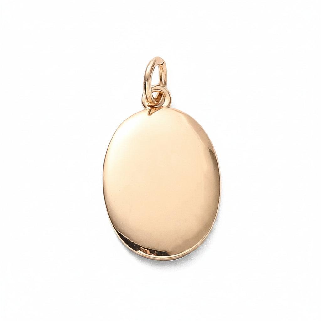 Bedel Krab Brass Goud 23mm - per stuk-Bedels-Kraaltjes van Renate