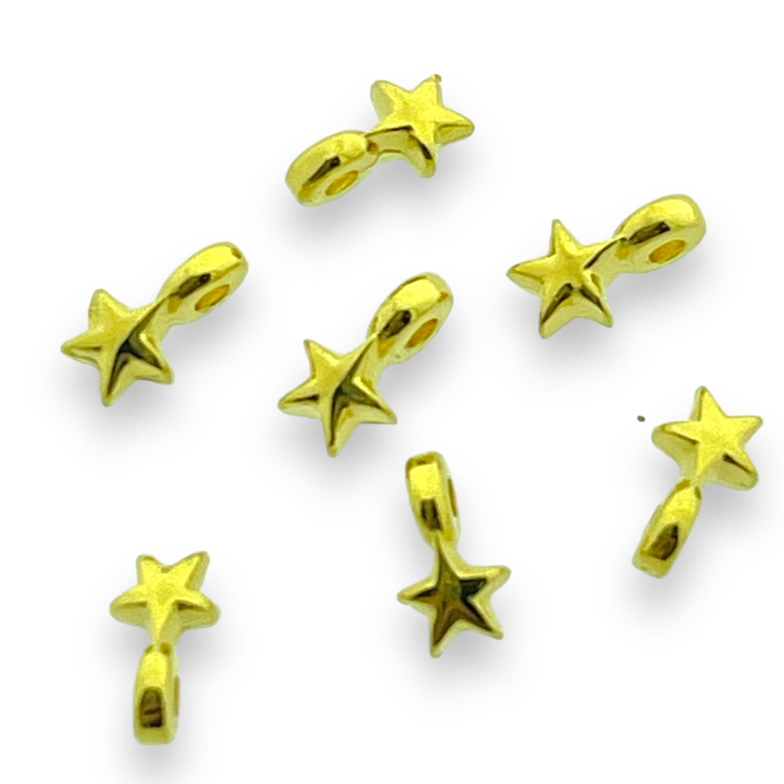 Bedel Mini Ster 24K Goud DQ - 4x6mm-Kraaltjes van Renate