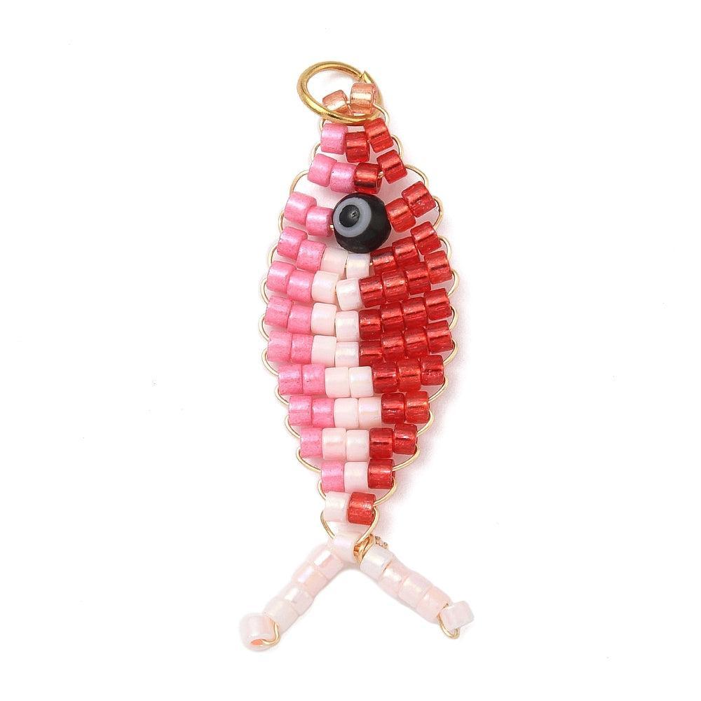 Bedel Vis kraaltjes RVS 36mm - per stuk-Kralen-Kraaltjes van Renate