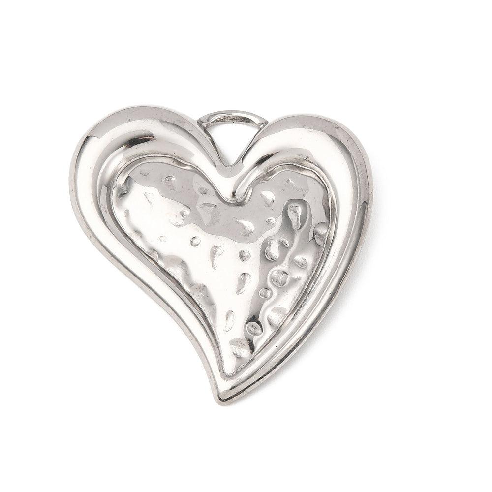 Bedel XL Hart RVS Zilver 42mm - per stuk-bedels-Kraaltjes van Renate