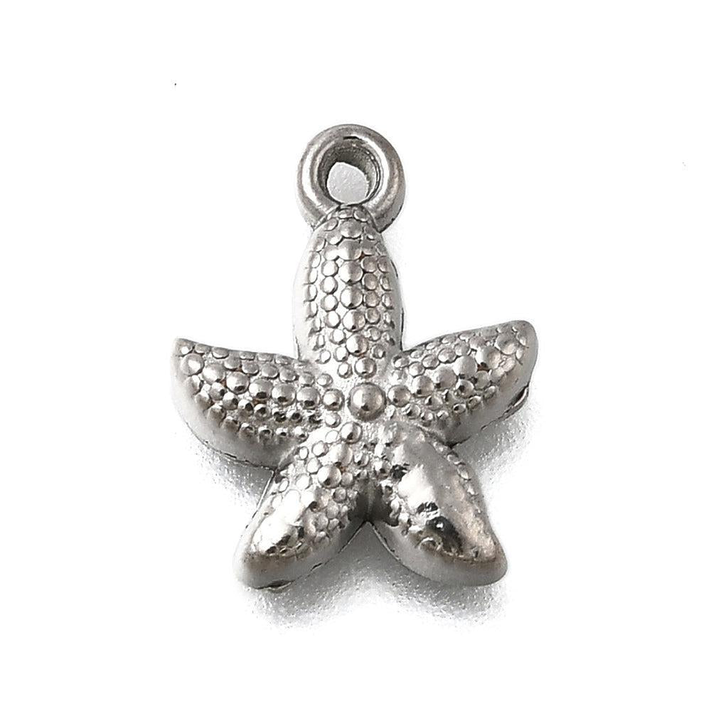 Bedel Zeester RVS Zilver 12mm - per stuk-Bedels-Kraaltjes van Renate