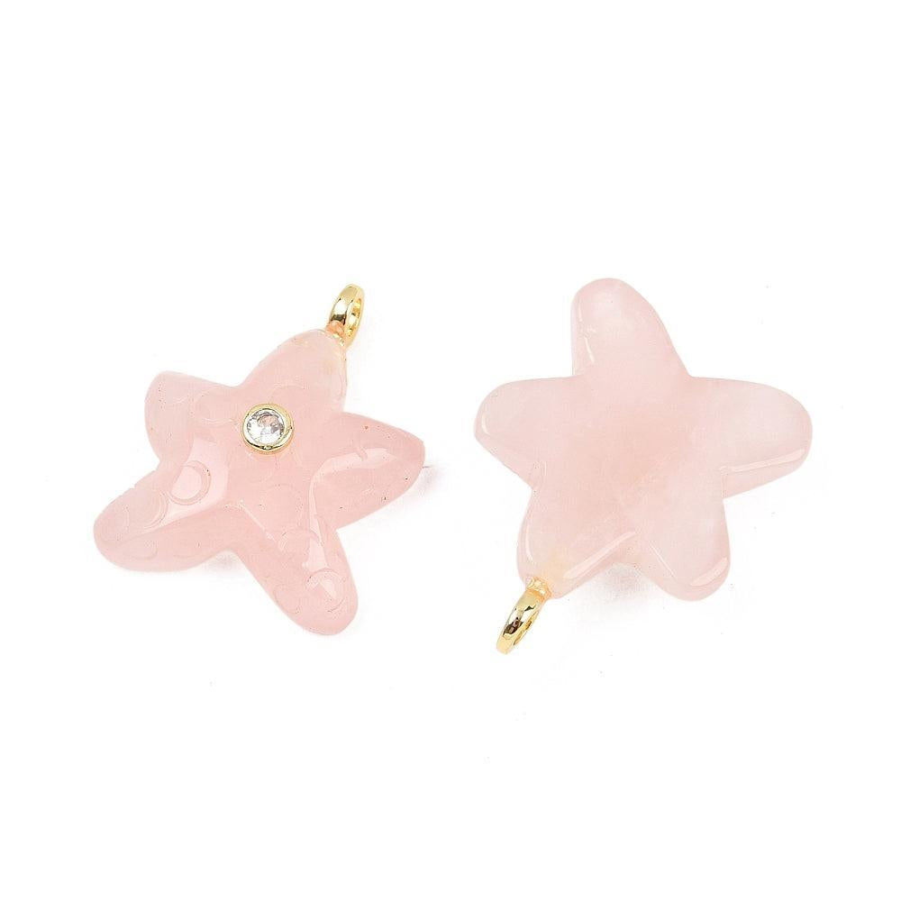 Bedel Zeester Rose 28mm - per stuk-Bedels-Kraaltjes van Renate