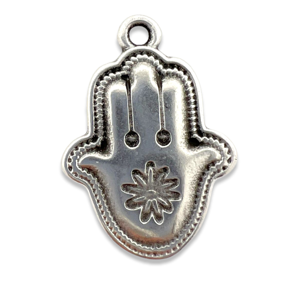 Bedel Zilver DQ 15x21mm-bedels-Kraaltjes van Renate