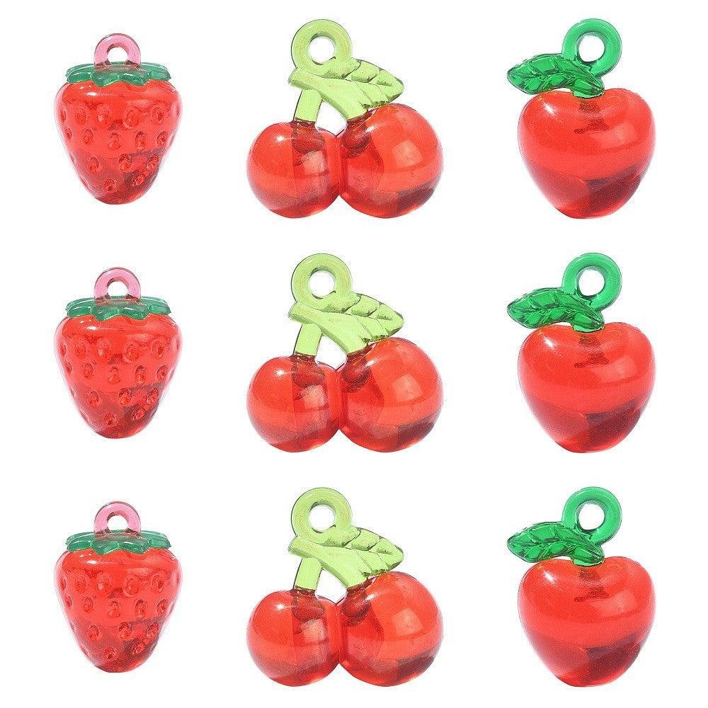 Bedel acryl Fruit 20mm - per stuk-Kralen-Kraaltjes van Renate