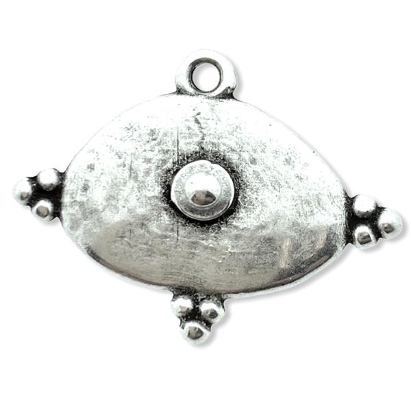 Bedel ancient Zilver DQ 24x18mm-Kraaltjes van Renate