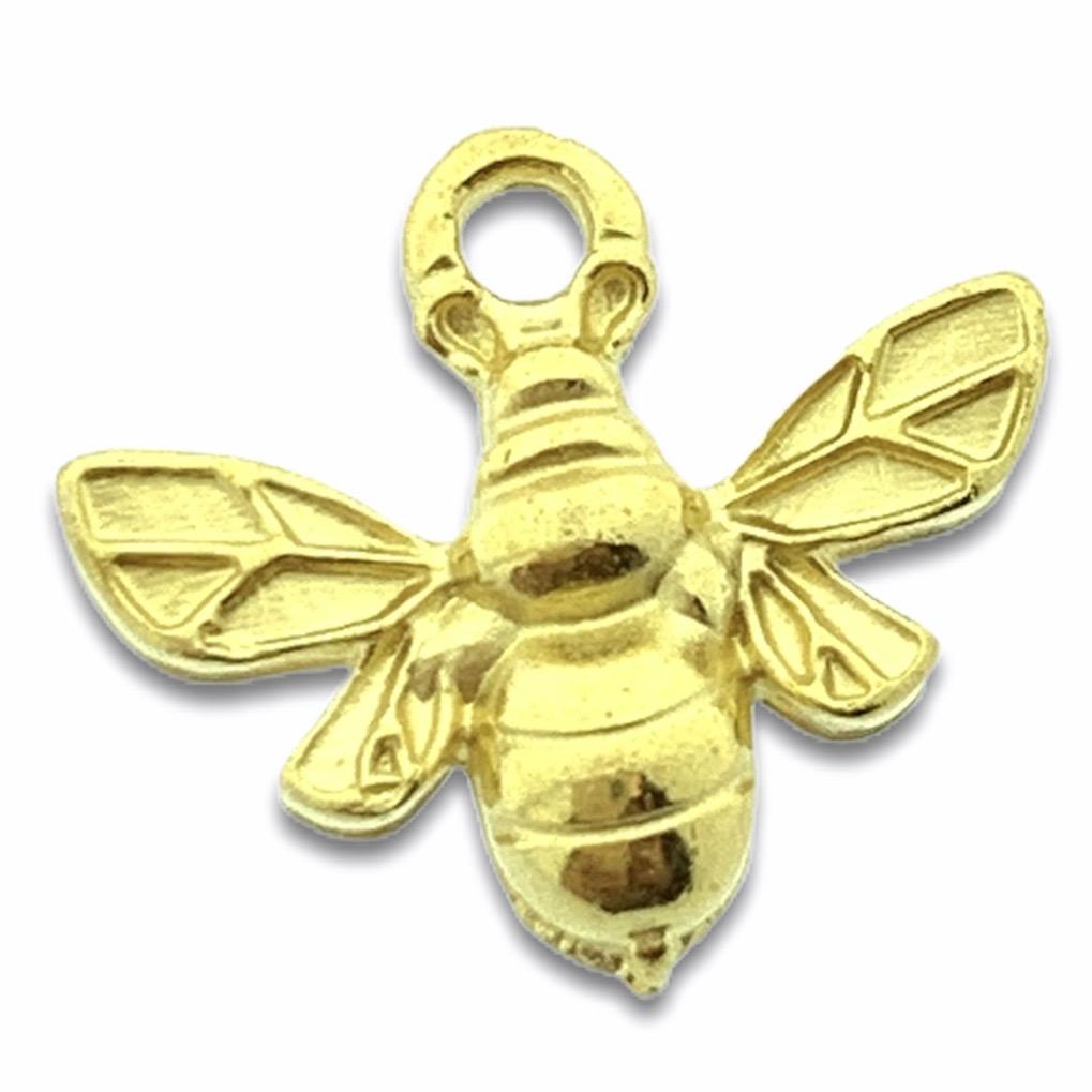 Bedel bij Goud 24kr DQ 15mm-Kraaltjes van Renate