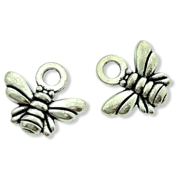 Bedel bij zilver 10x11mm - 10 stuks-Kraaltjes van Renate