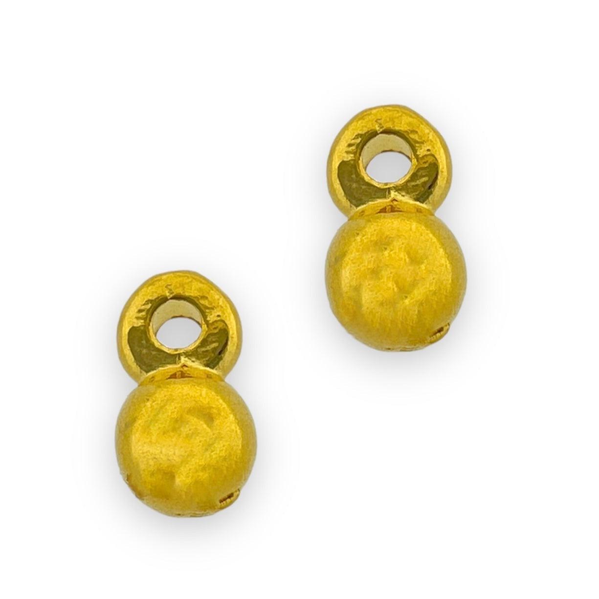 Bedel bolletje Goud DQ 3,6x6,7mm-bedels-Kraaltjes van Renate