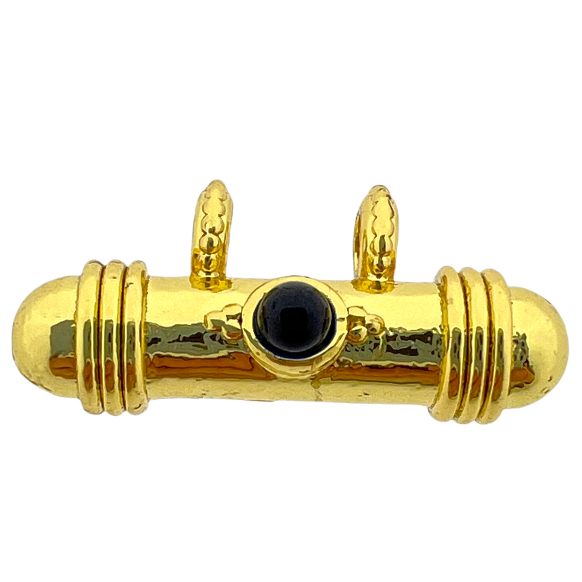 Bedel cubic Zirconia Gold plated 19x6,5-bedels-Kraaltjes van Renate