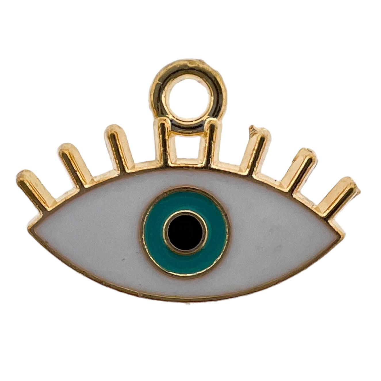 Bedel emaille oog 14x20x1.5mm-bedels-Kraaltjes van Renate