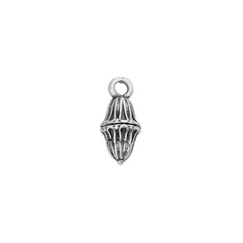 Bedel etnisch DQ zilver 13mm - per stuk-Kralen-Kraaltjes van Renate