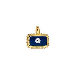 Bedel evil eye 24K goud 11mm-bedels-Kraaltjes van Renate