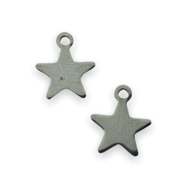 Bedel filigraan ster RVS zilver 10x8mm-Kraaltjes van Renate