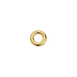 Bedel gesloten ring 24K goud 8mm-bedels-Kraaltjes van Renate
