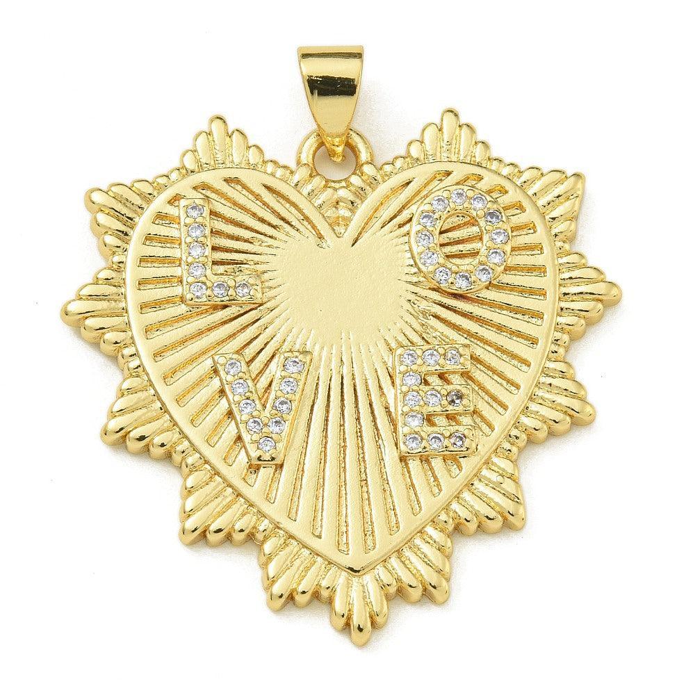 Bedel hart Stainless steel 18kr gold plated 30mm-bedels-Kraaltjes van Renate