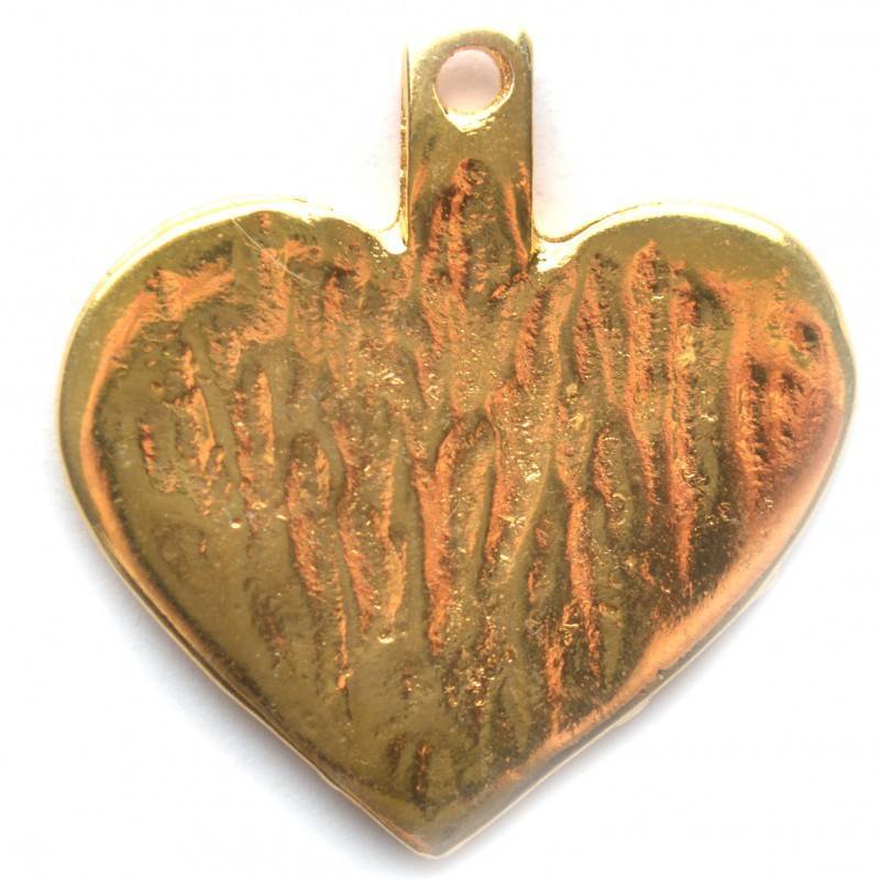 Bedel hart metaal goud DQ 35x30mm-Kraaltjes van Renate