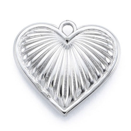 Bedel hart stralen Stainless steel zilver 21mm-bedels-Kraaltjes van Renate
