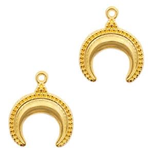 Bedel hoorn Goud DQ 15x17mm-Kraaltjes van Renate