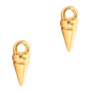 Bedel hoorn of spike Goud DQ 7x3mm-Kraaltjes van Renate