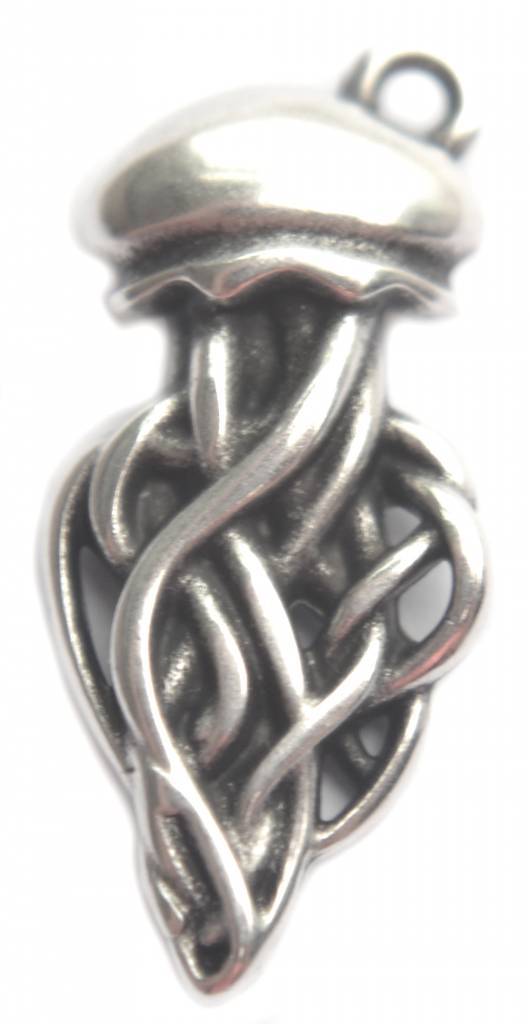 Bedel jellyfish Zilver DQ 20mm-Kraaltjes van Renate