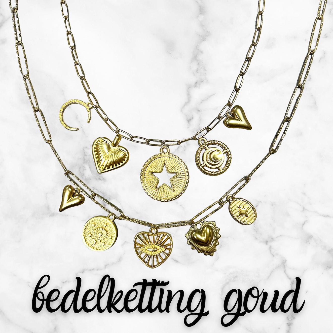 Bedel ketting Goud-Custom Bundle-Kraaltjes van Renate