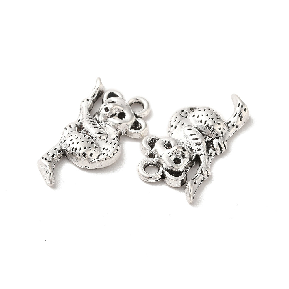 Bedel koala zilver 22x15mm-bedels-Kraaltjes van Renate