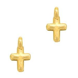 Bedel kruisje Goud DQ 8x5mm-Kraaltjes van Renate