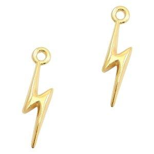 Bedel lightning Goud DQ 19x5mm-Kraaltjes van Renate