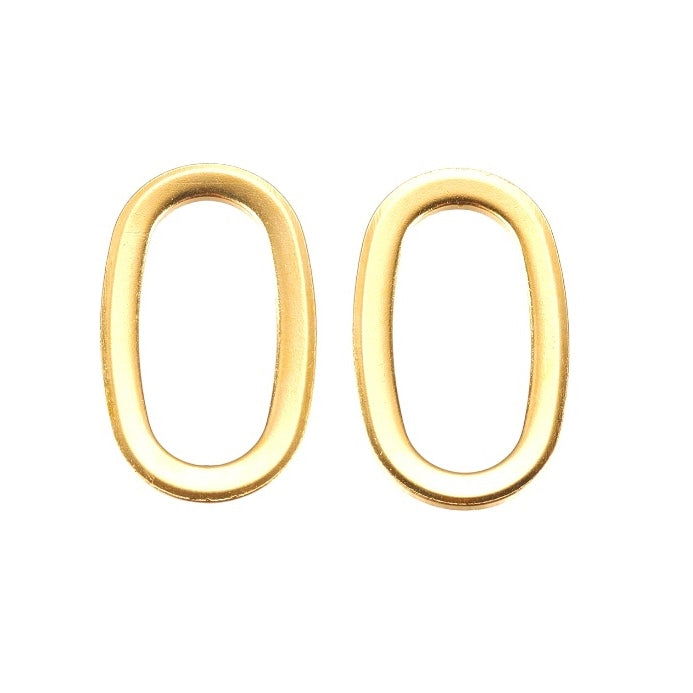 Bedel linking ring RVS goud 20mm-sluitingen-Kraaltjes van Renate