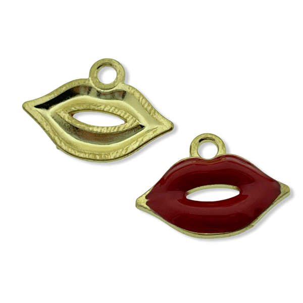 Bedel lippen rood goud 13x18mm-Kraaltjes van Renate