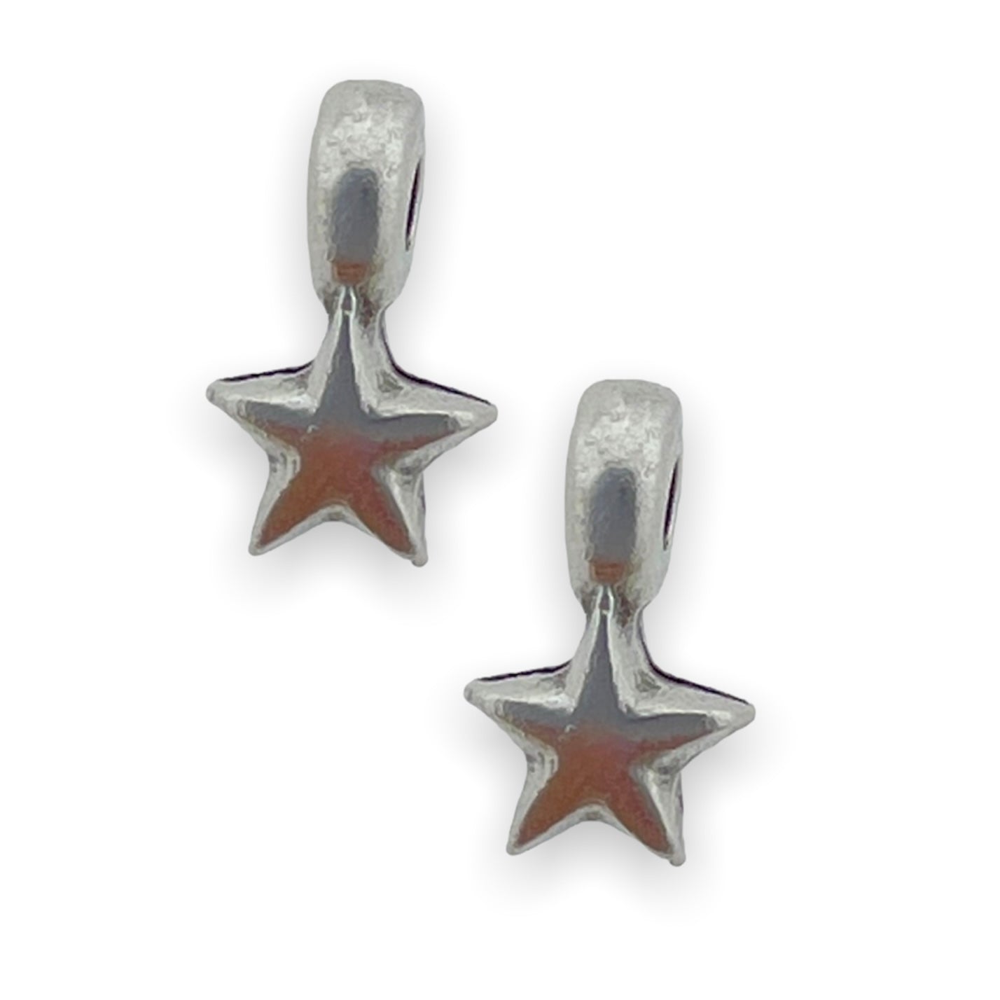 Bedel mini ster Zilver DQ 4x6mm-bedels-Kraaltjes van Renate