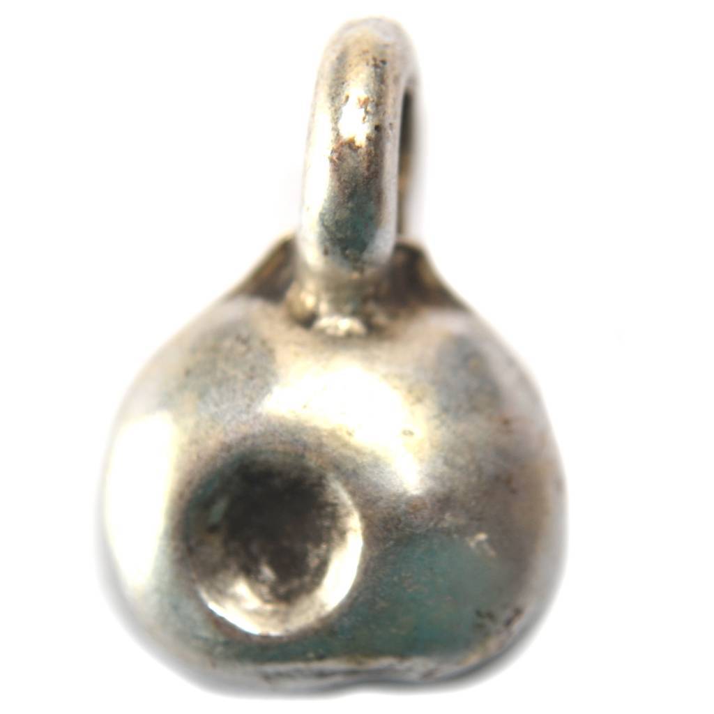 Bedel munt metaal zilver DQ 23x15mm-Kraaltjes van Renate